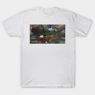 Study for Nymphs Finding the Head of Orpheus by John William Waterhouse T-Shirt